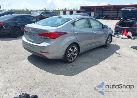 2015 Hyundai Elantra Limited z USA, uszkodzony, nr VIN 5NPDH4AE6FH619421